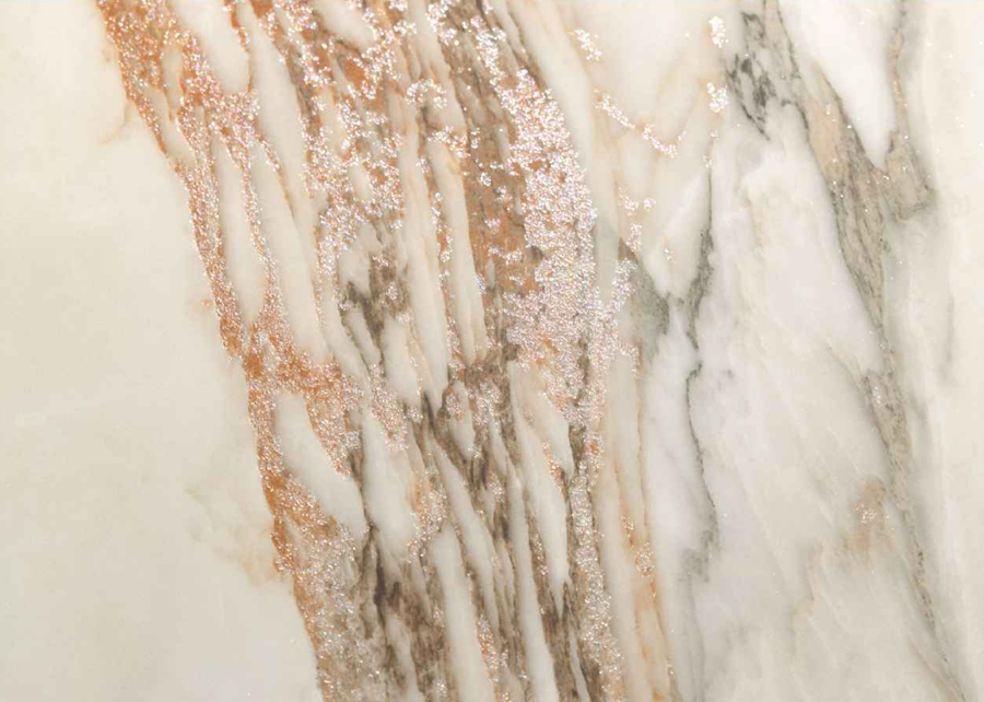 Rainbow Gliter Marble Look Polished Rectified Porcelain Tile 2953