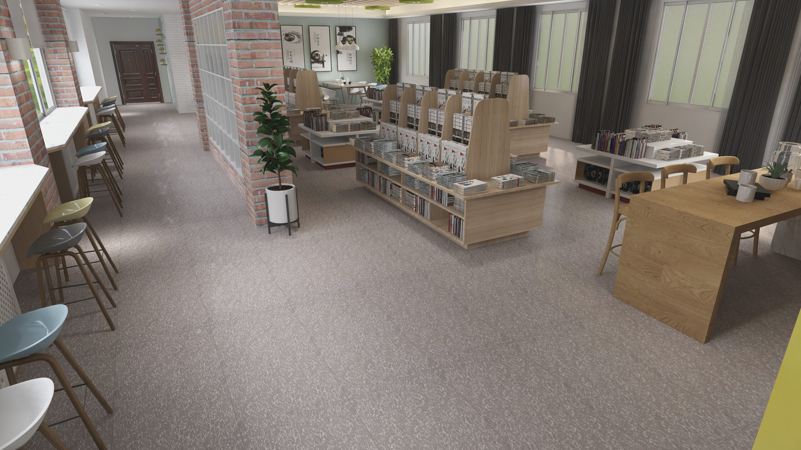 Starlight Grey Terrazzo Look Matt Rectified Porcelain Tile 4665