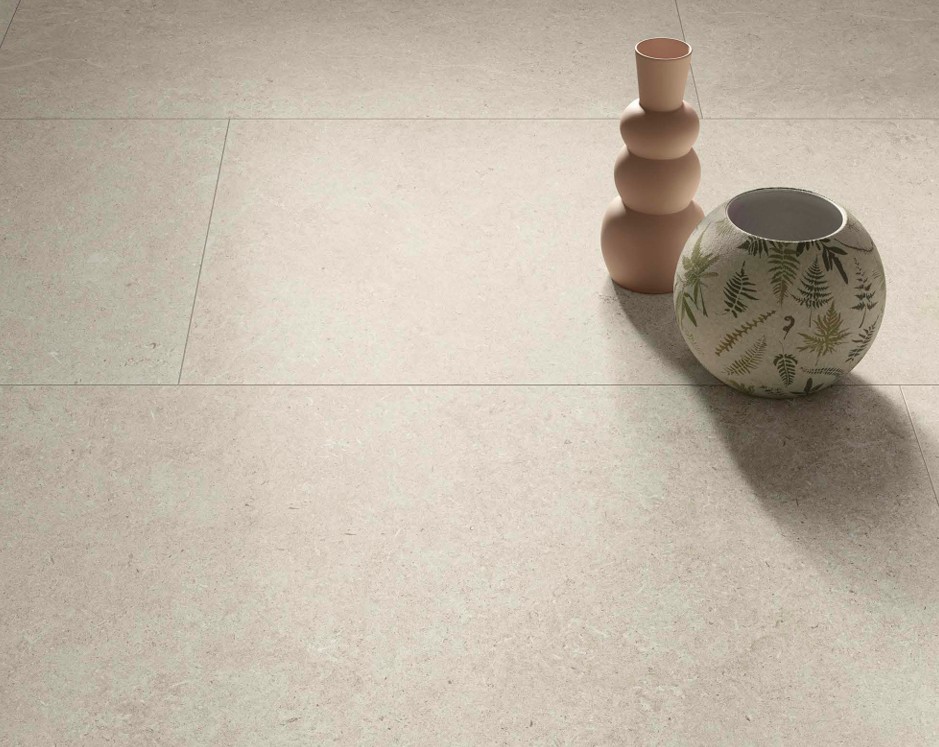 Surround Ivory Stone Look Matt Italian Rectified Porcelain Tile 2842