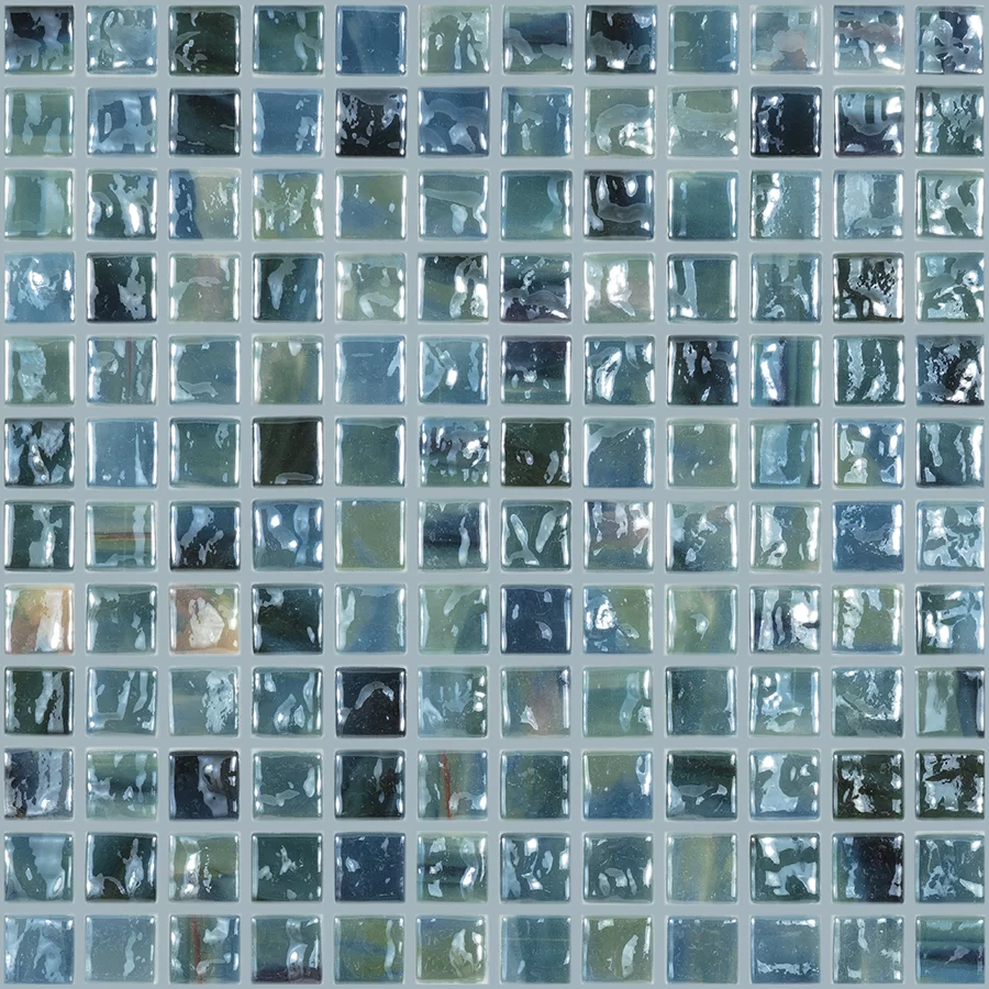 Level Watercolour Spanish Polyurethane Cord Glass Pool-Mosaic 0469