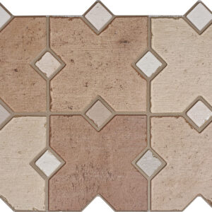 Ruanes Coto Diamond Vintage Look Spanish Rectified Porcelain Tile 0474