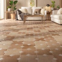 Ruanes Coto Diamond Vintage Look Spanish Rectified Porcelain Tile 0474