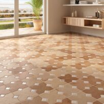 Ruanes Coto Diamond Vintage Look Spanish Rectified Porcelain Tile 0474