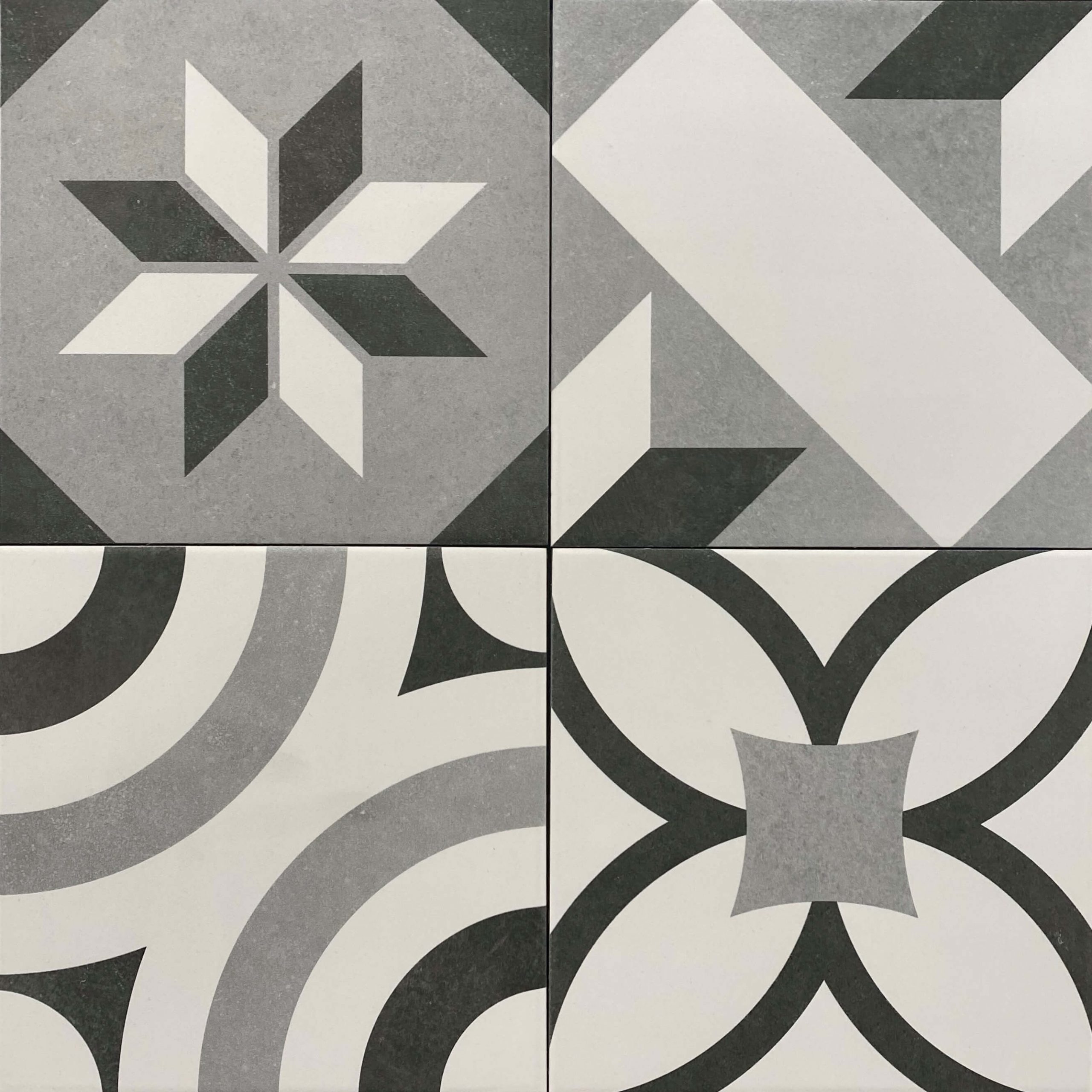 Modern Mixed Montage Matt Spanish Porcelain Wall & Floor Tile 3465