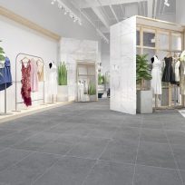 Cement Look Mid Grey Matt Rectified Porcelain Tile 3724