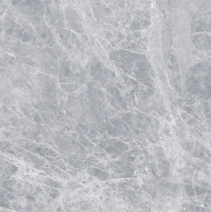 Bahia Silver Marble Look Rectified Polished Porcelain Tile 3857