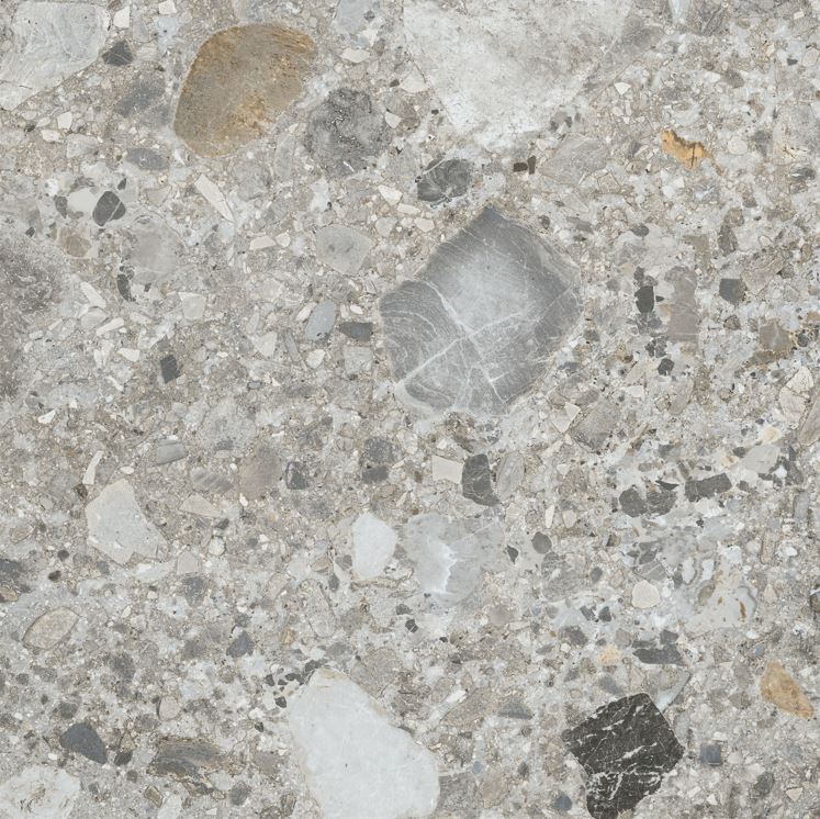 Breccia Brown Terrazzo Look In/Out Rectified Porcelain Tile 3969