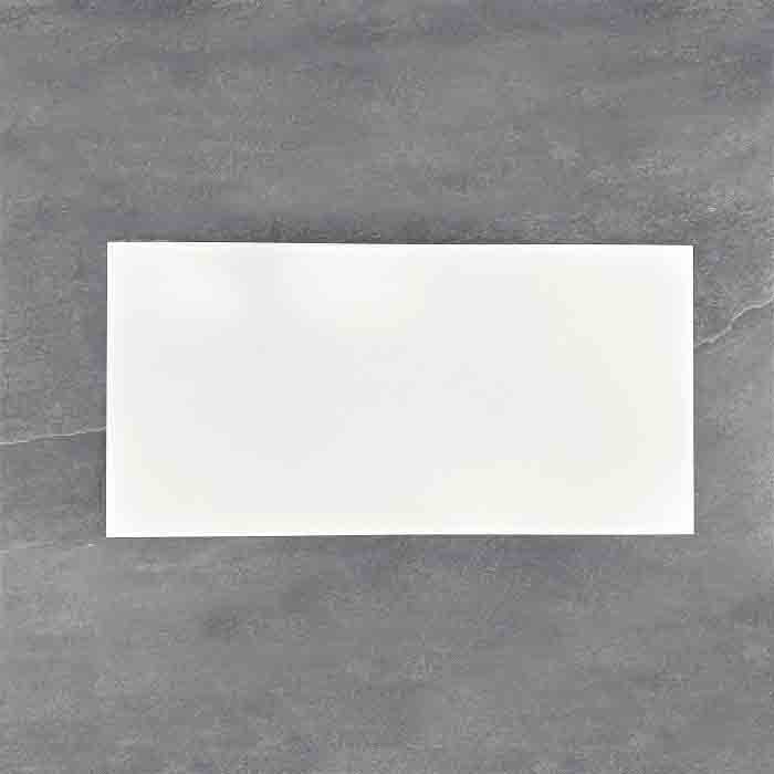 White Gloss Non Rectified Spanish Ceramic Wall Tile 4168