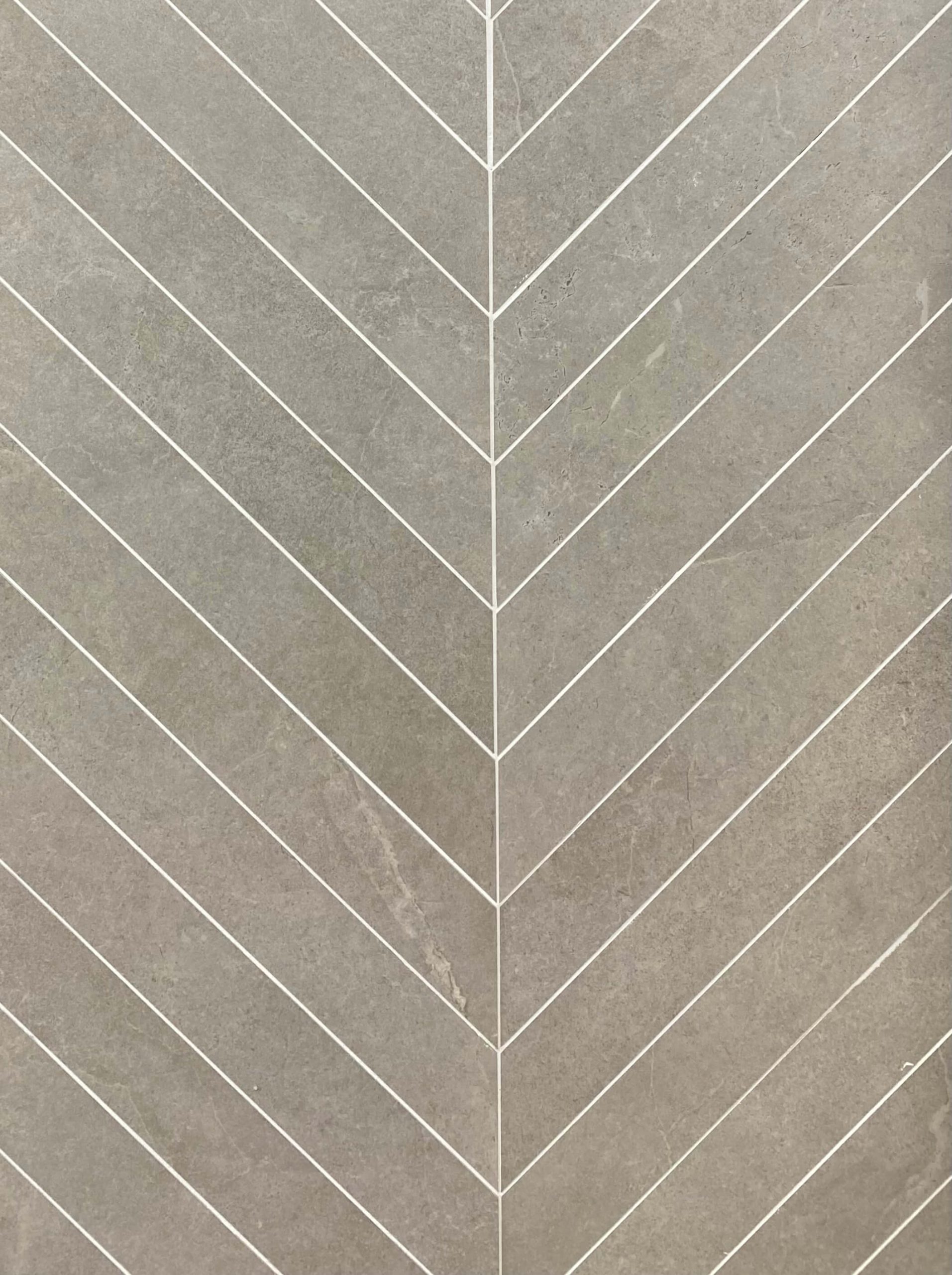 Yosemite Grey Chevron Stone Look In/out Rectified Porcelain Tile 4268