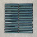 Green KitKat Gloss Porcelain Mosaic 7651