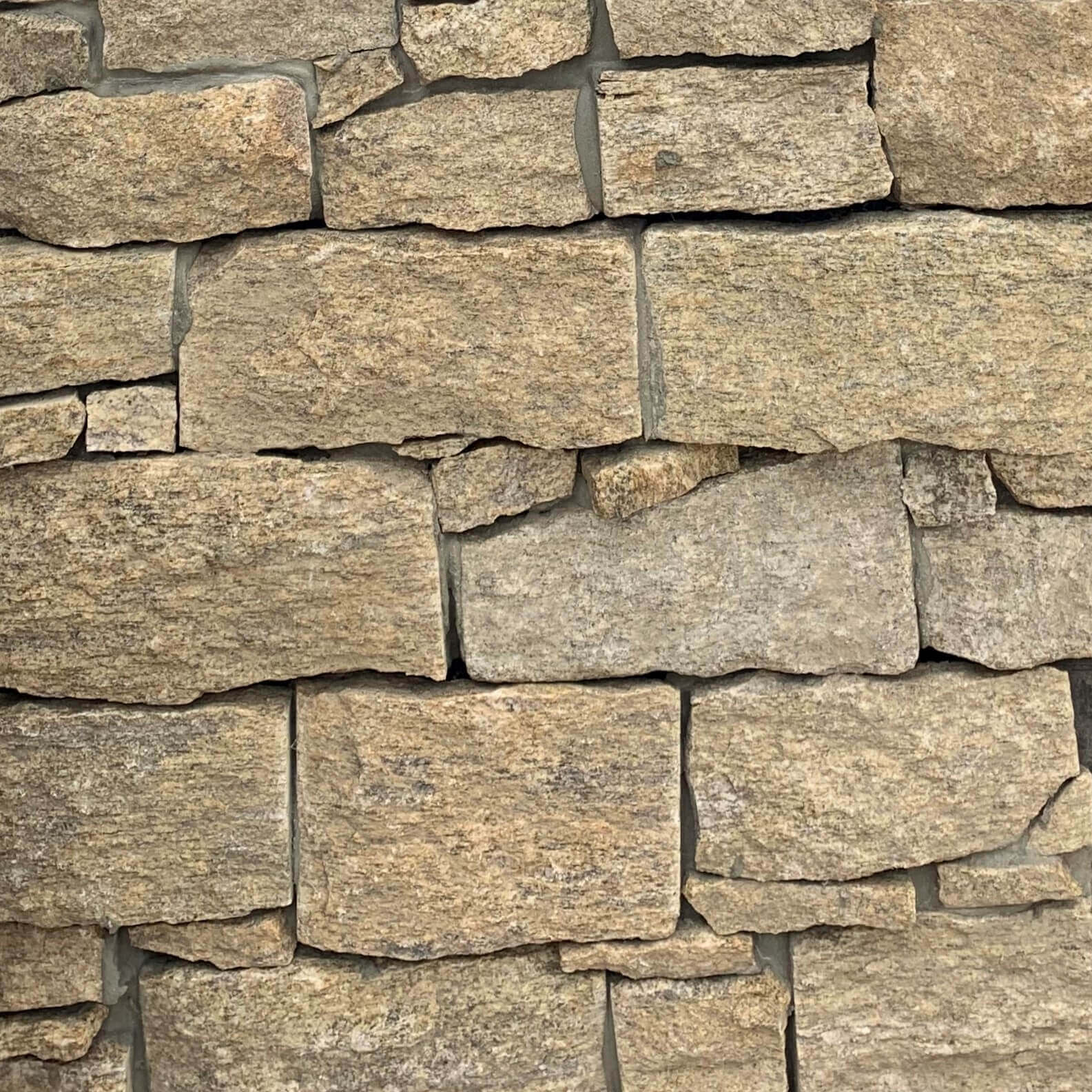 Sand Rock Mix Cement Backed Natural Ledge Stone 8755