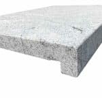 Dover White Granite Flamed Brushed Drop face Coping Tile 8795