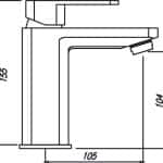Elegant Basin Mixer 9092