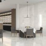 Aral Pearl Marble Look Spanish Polished Rectified Porcelain Tile 3250
