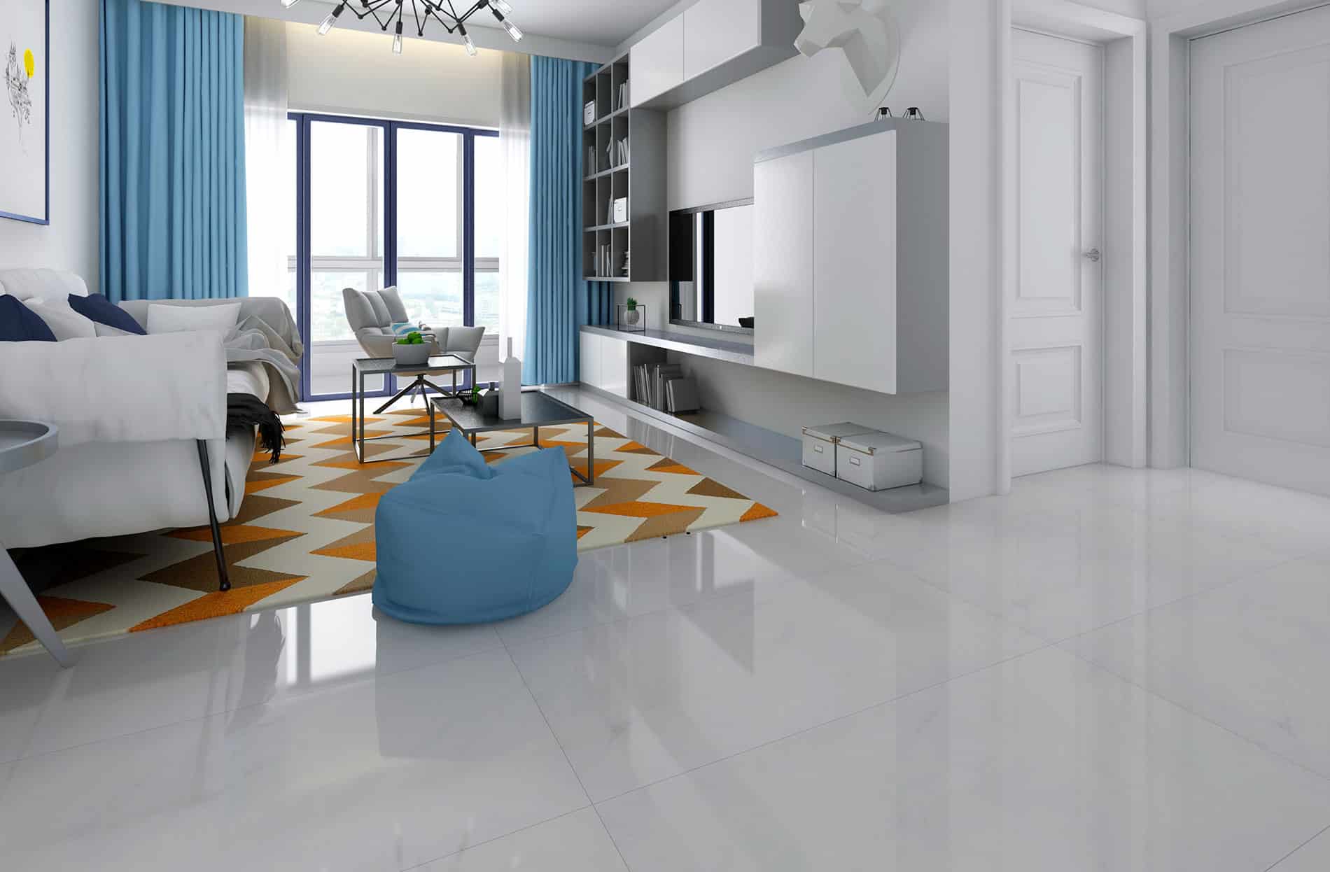 Only 68 M2 Carrara Polished Italian Porcelain Floor Tile Carrara Polished Italian Porcelain Floor Tile