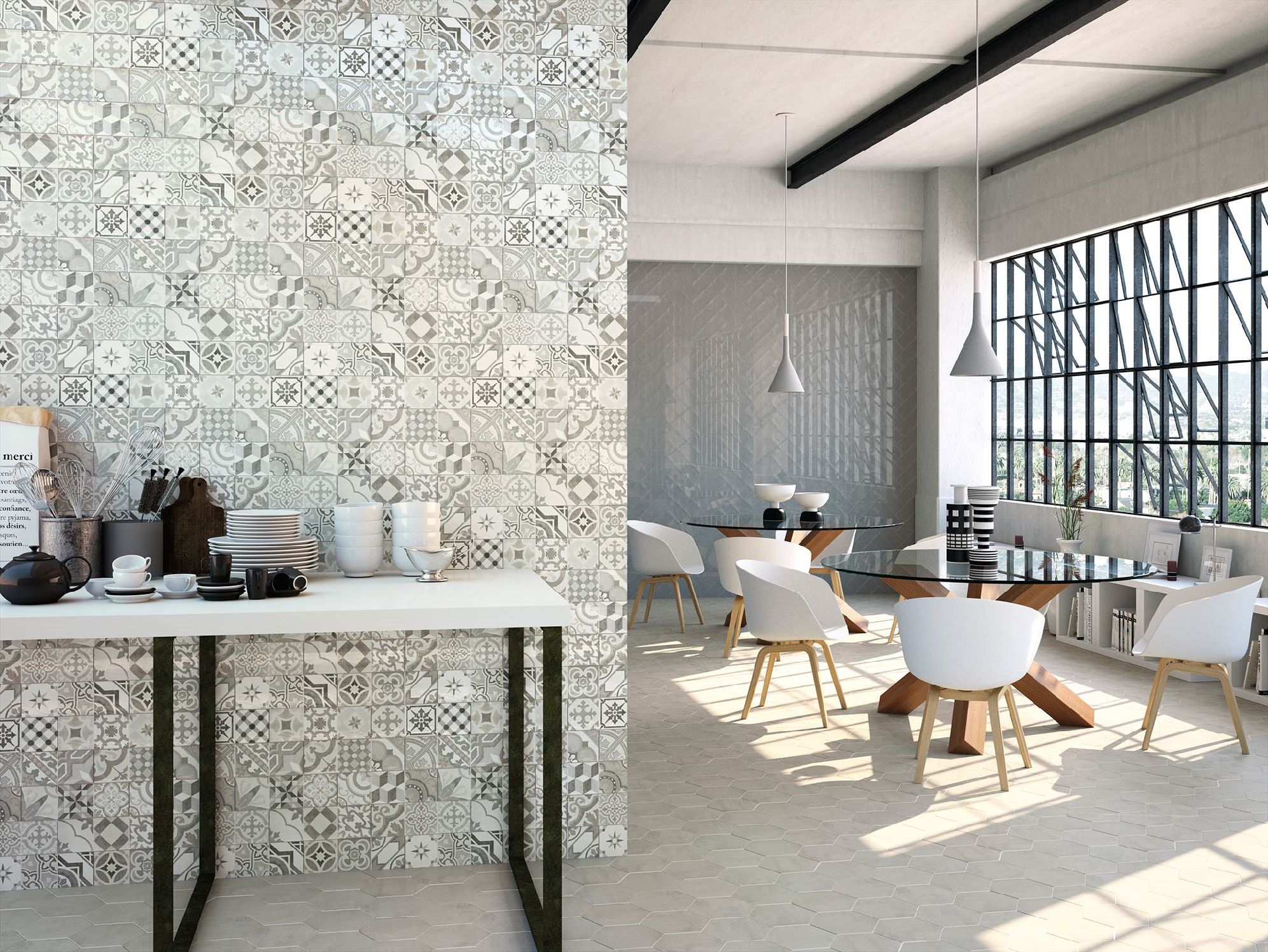 100x300mm Decor Bulevar Cold Gloss Spanish Wall Tile (4053) Tile