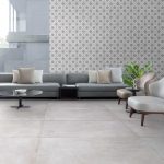 Silver Concrete Wash Matt Finish Rectified Italian Porcelain Tile 3840