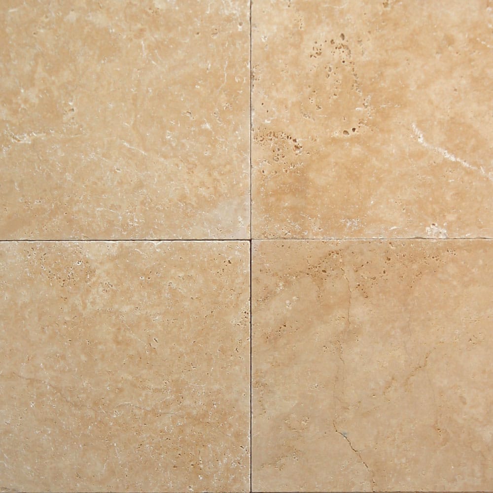 Only $65/m2! Light Medium Shade Tumbled Travertine Paver