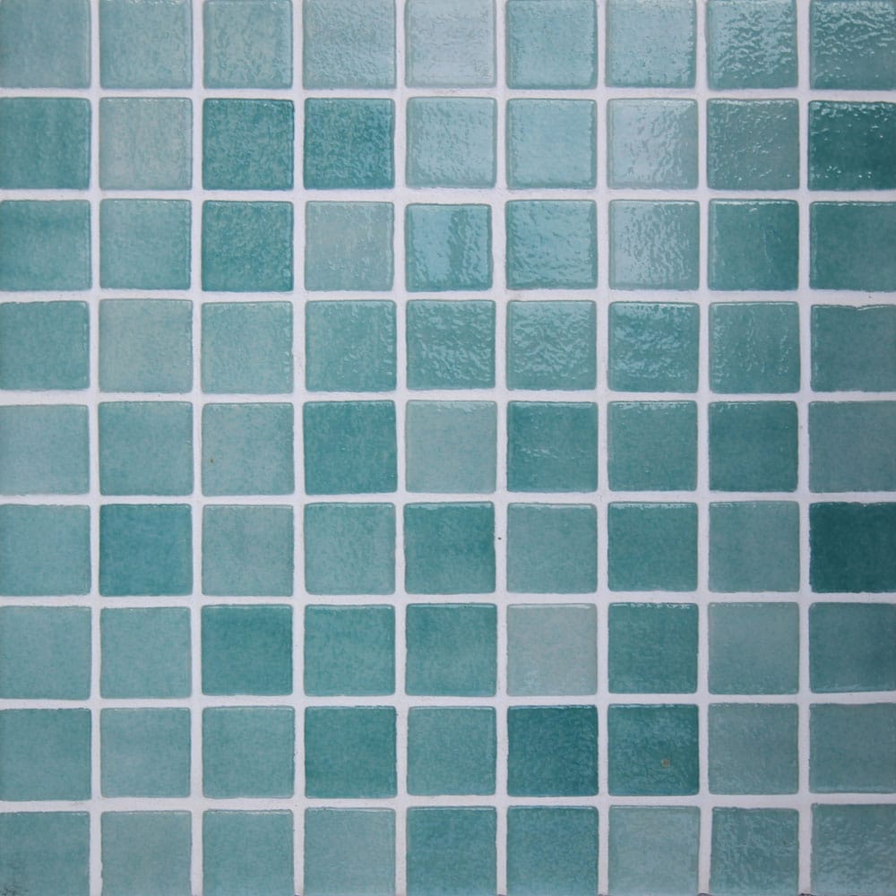 25x25mm Nieve Green Dot Mounted Spanish Pool Mosaic Tile 310x467mm Nieve Green Dot Mounted Spanish Pool Mosaic Tiles