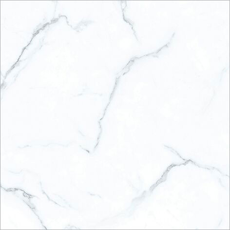 600x600mm Statuario Marble Look Gloss Glaze Porcelain Tile (#5608)