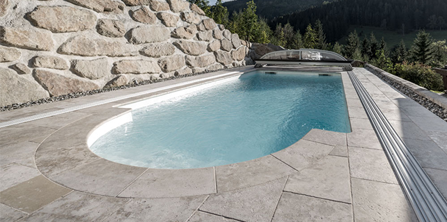 Swimming Pool Pavers The Reasons To, How To Lay Travertine Tiles Around A Pool