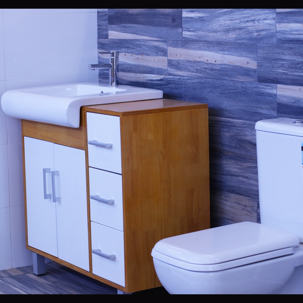 900 W X460 D X830 H Mm Vanity With White Door And Drawers With