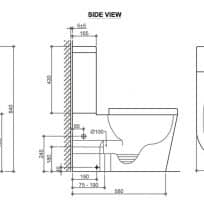 Alzano Rimless X Toilet Suite 9913
