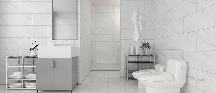 Bathroom Wall Tiles – Use Polished Porcelain Tiles For Bathroom Wall Tiles