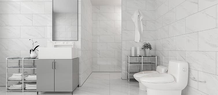 Bathroom Wall Tiles – Use Polished Porcelain Tiles For Bathroom Wall Tiles