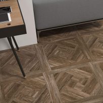Bois Dark Brown Spanish Matt Parquet Timber Look Porcelain Tile 3383