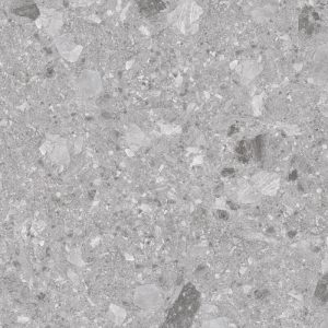 Breccia Mid Grey Terrazzo Look Porcelain Tile