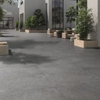 Dark Grey Concrete Look Anti Slip Rectified Porcelain Paver 3423