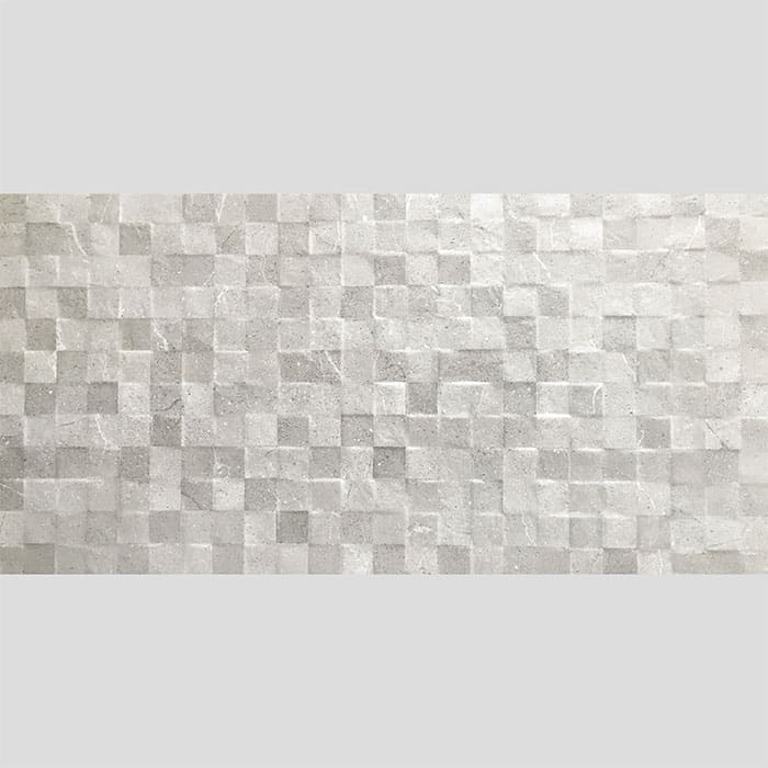 Decorative Grey Mosaic Look Porcelain Feature Wall Tile