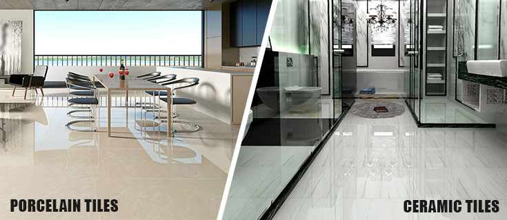 porcelain tiles