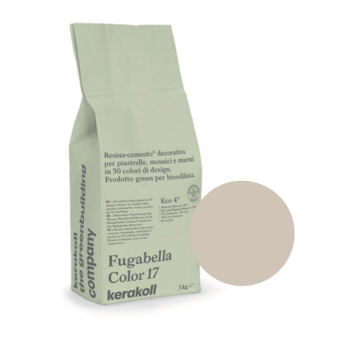 3kg Kerakoll Fugabella Colour Resin-Cement Grout No. 43 Waterfront 9874