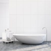 Gloss White Ceramic Rectified Wall Tile 4194