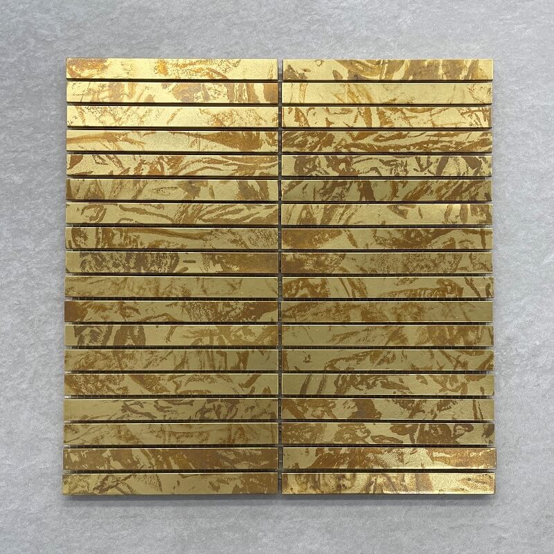 Gold Kit Kat Brass Mosaic 7568