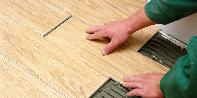 Installing Timber Look Tiles 4 Tips, Can You Put Ceramic Tiles On A Wooden Floor