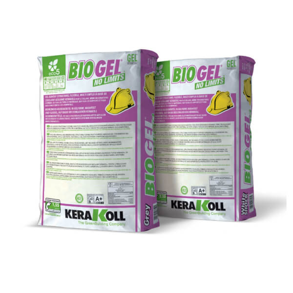 25kg Kerakoll Biogel No Limits White Eco Friendly Tile Adhesive-Gel 9786