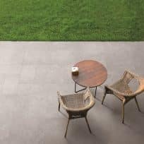 Light Grey Concrete Look Anti Slip Rectified Porcelain Paver 3422