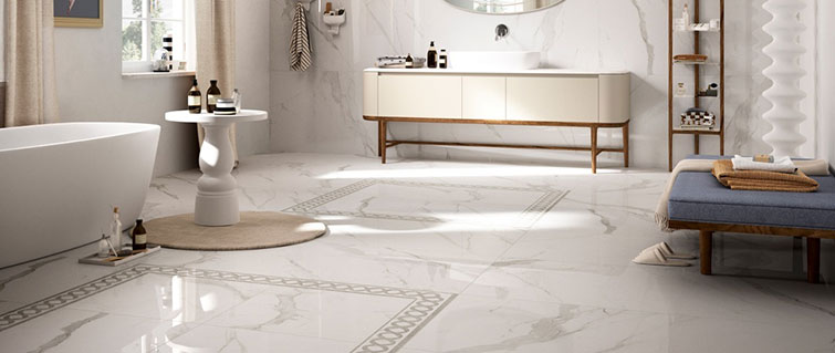 Marble Look Tile Bathroom – Ideas For A Luxurious Bathroom