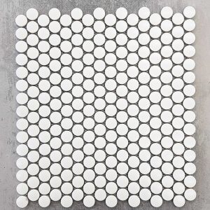 Penny Round White Matt Glazed Porcelain Mosaic 1.jpg