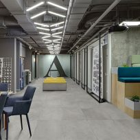 Perla Grey Concrete Look Matt Glazed Porcelain Floor Tile 3888