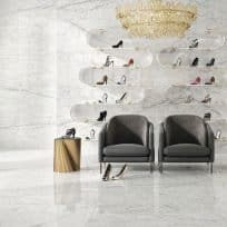 White Marble Look Rectified Spanish Polished Porcelain Tile 6768